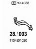 MERCE 1154901020 Exhaust Pipe